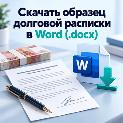 Долговая расписка образец скачать